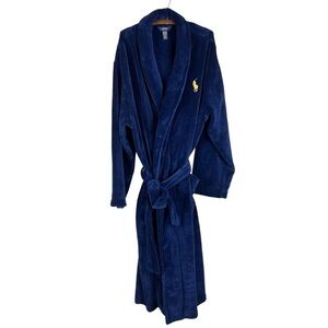 Polo Ralph Lauren Men's Microfiber Plush Shawl Collar Robe SZ L/XL